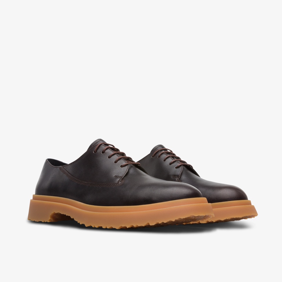 Camper Walden Dark Brown - Camper Mens Formal Shoes ||8675-SDANE||